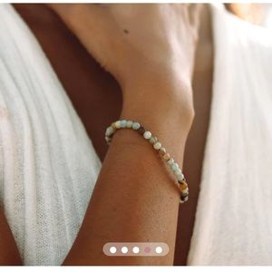 Tiny rituals multi-amazonite gem bracelet